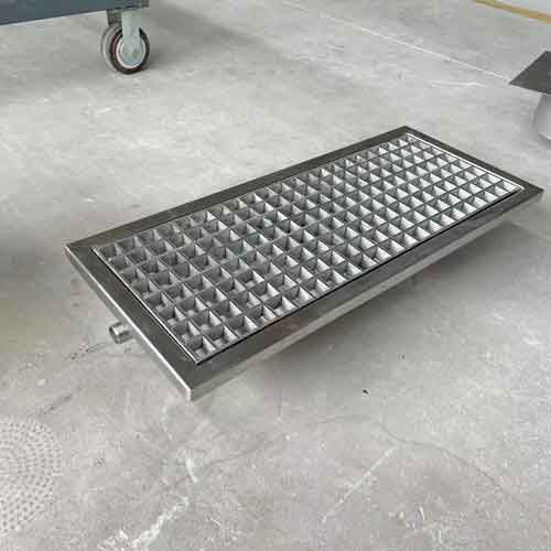 drain channel trench drain gutter with stainless steel cover for outdoor